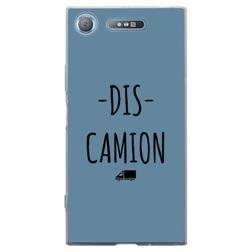 Coque Souple Pour Sony Xperia Xz1 Avec Impression Motifs Dis Camion Bleu