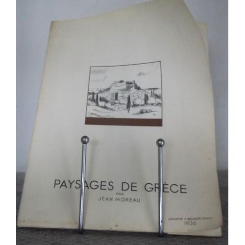 Paysages De Grèce : Série De Dix Dessins De Jean Moreau 