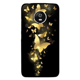 Coque Rigide Pour Motorola Moto G5 Avec Impression Motifs Papillons Dorés