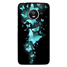 Coque Rigide Pour Motorola Moto G5 Avec Impression Motifs Papillons Bleus