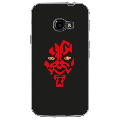 Coque Souple Pour Samsung Galaxy Xcover 4 Avec Impression Motifs Dark Rouge