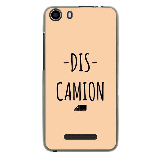 Coque Souple Pour Wiko Lenny 2 Avec Impression Motifs Dis Camion Beige