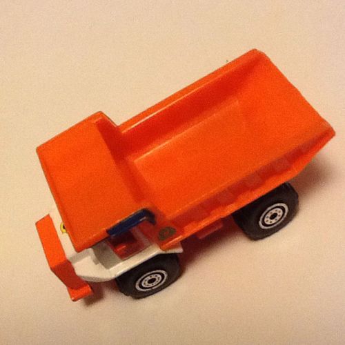 Camion Benne Chantier Orange