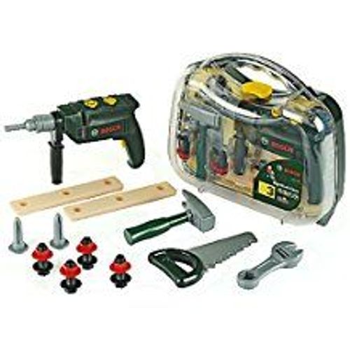 Klein 8416 Jeu D'imitation Mallette Outils Bosch Transparente Avec Perceuse