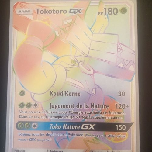 Tokotoro Gx 180 Pv 149/147 Full Art Secrète Sl3 Ombres Ardentes