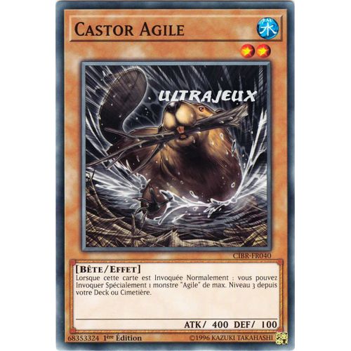 Yu-Gi-Oh! - Cibr-Fr040 - Castor Agile - Commune Short Print