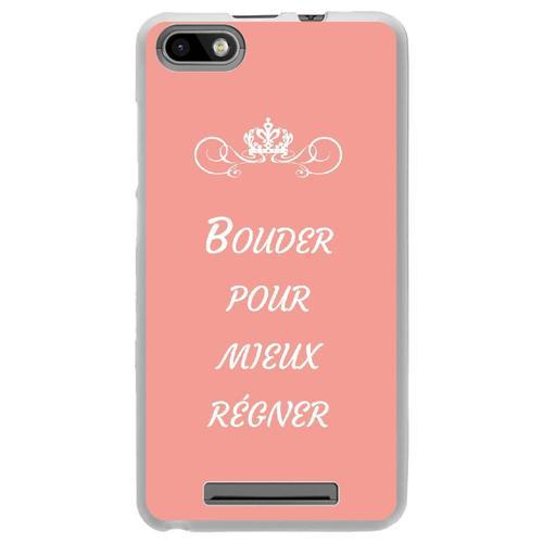 Coque Souple Pour Wiko Lenny 3 Avec Impression Motifs Bouder Pour Mieux Régner