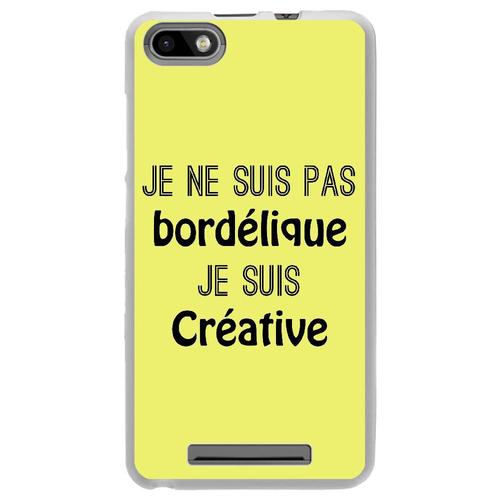 Coque Souple Pour Wiko Lenny 3 Avec Impression Motifs Je Ne Suis Pas Bordélique