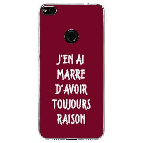Coque Souple Pour Huawei P8 Lite 2017 Avec Impression Motifs Marre D'avoir Raiso