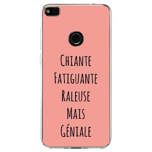 Coque Souple Pour Huawei P8 Lite 2017 Avec Impression Motifs Chiante Mais Génia