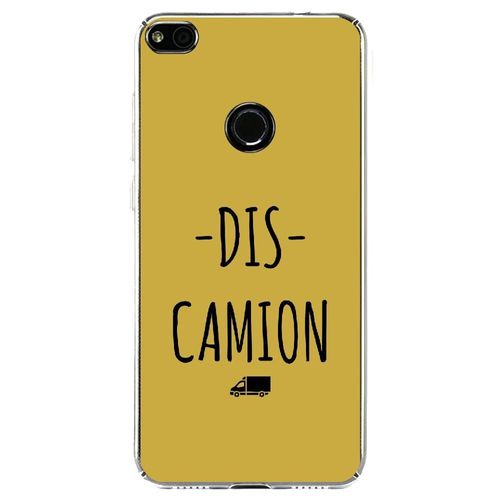 Coque Souple Pour Huawei P8 Lite 2017 Avec Impression Motifs Dis Camion Or