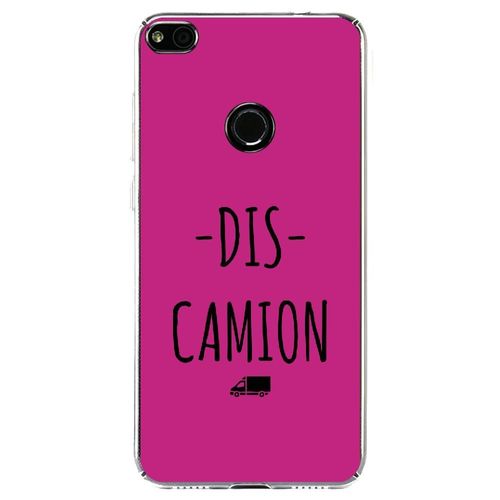 Coque Souple Pour Huawei P8 Lite 2017 Avec Impression Motifs Dis Camion Fushia