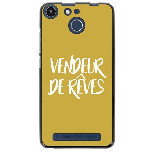 Coque Souple Pour Archos 50f Helium Avec Impression Motifs Vendeur De Rêves Or