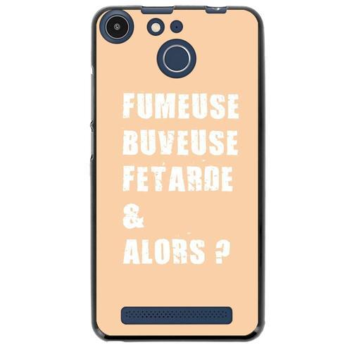 Coque Souple Pour Archos 50f Helium Avec Impression Motifs Fumeuse Et Alors Beig