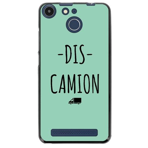 Coque Souple Pour Archos 50f Helium Avec Impression Motifs Dis Camion Turquoise