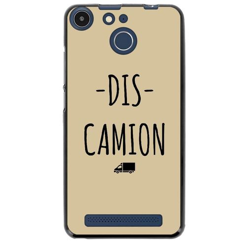 Coque Souple Pour Archos 50f Helium Avec Impression Motifs Dis Camion Taupe