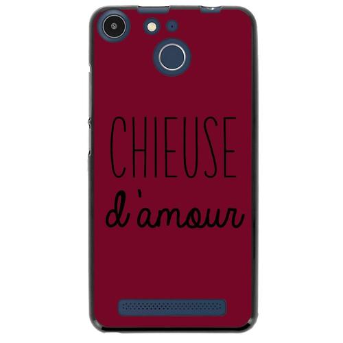 Coque Souple Pour Archos 50f Helium Avec Impression Motifs Chieuse D'amour Borde