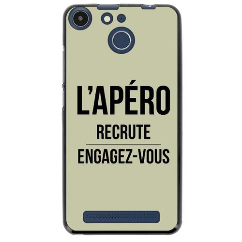 Coque Souple Pour Archos 50f Helium Avec Impression Motifs L'apéro Recrute Vert