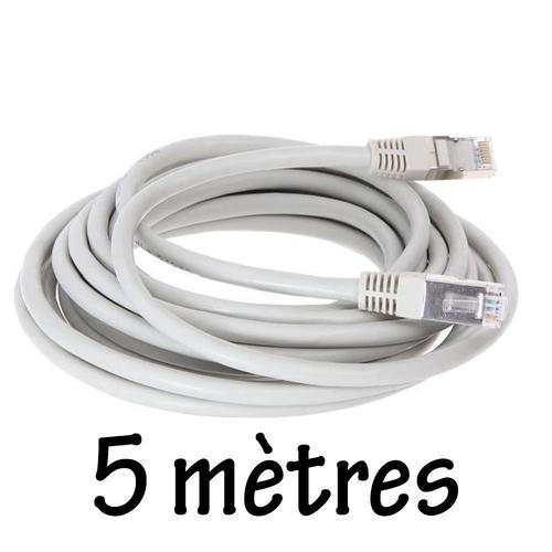 Câble Ethernet RJ45 Mâle Mâle 5 mètres