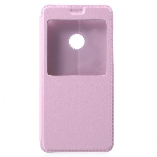 Etui Folio View Rose Pour Huawei P8 Lite 2017
