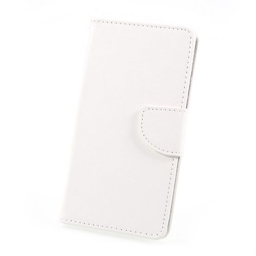 Etui Type Portefeuille Blanc Huawei P10-Lite Avec Rabat Latéral Fonction Stand