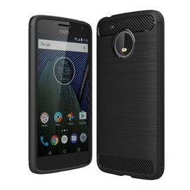 Coque Pour Motorola Moto G5 Noire Aspect Carbone