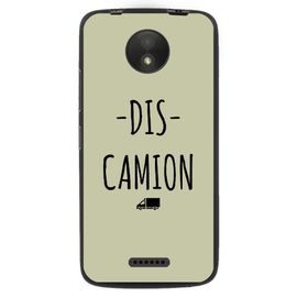 Coque Souple Pour Motorola Moto C Avec Impression Motifs Dis Camion Vert
