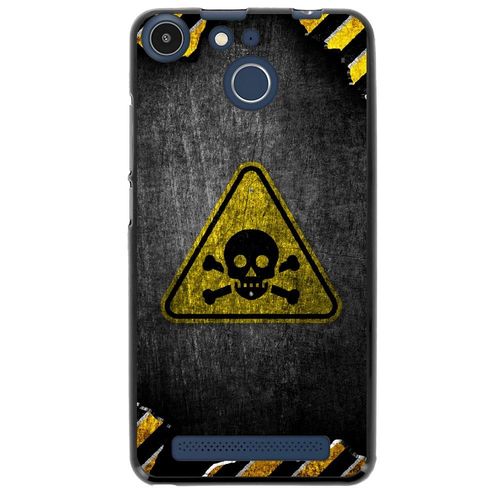 Coque Souple Pour Archos 50f Helium Avec Impression Motifs Panneau Toxique