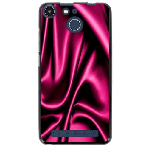 Coque Souple Pour Archos 50f Helium Avec Impression Motifs Soie Drapée Rose