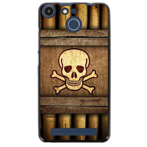 Coque Souple Pour Archos 50f Helium Avec Impression Motifs Pirate Et Tête De Mo