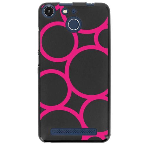 Coque Souple Pour Archos 50f Helium Avec Impression Motifs Ronds Fushias