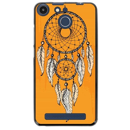 Coque Souple Pour Archos 50f Helium Avec Impression Motifs Attrape Rêve Sur Fon