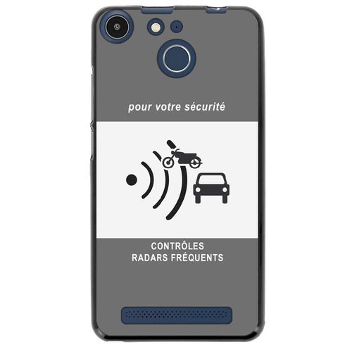 Coque Souple Pour Archos 50f Helium Avec Impression Motifs Panneau Radar