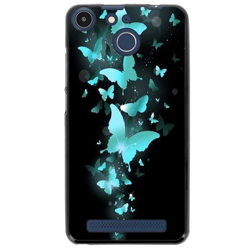 Coque Souple Pour Archos 50f Helium Avec Impression Motifs Papillons Bleus