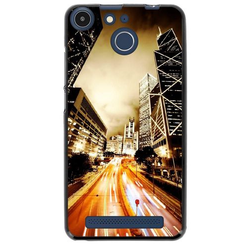 Coque Souple Pour Archos 50f Helium Avec Impression Motifs Night Street
