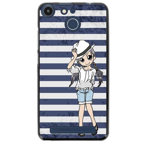 Coque Souple Pour Archos 50f Helium Avec Impression Motifs Manga Fille Marin