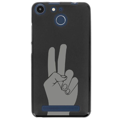 Coque Souple Pour Archos 50f Helium Avec Impression Motifs Main Peace And Love