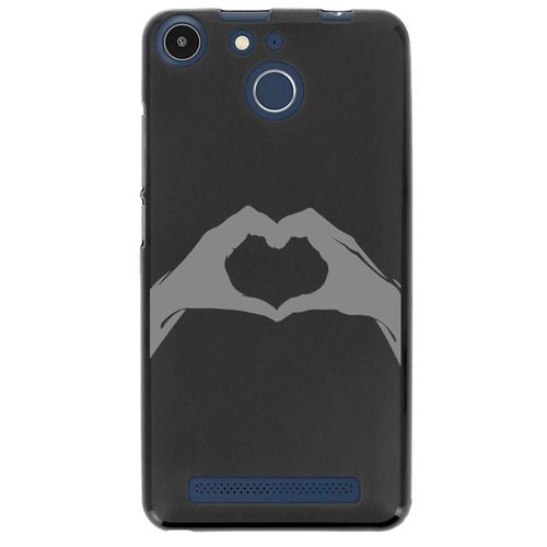 Coque Souple Pour Archos 50f Helium Avec Impression Motifs Mains En Forme De Coe