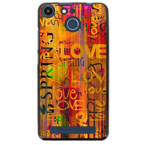 Coque Souple Pour Archos 50f Helium Avec Impression Motifs Love Spring