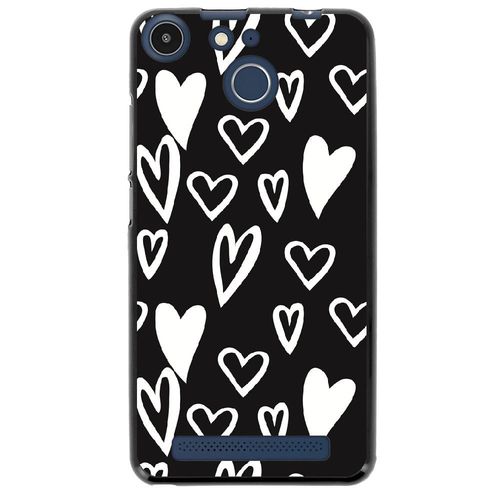 Coque Souple Pour Archos 50f Helium Avec Impression Motifs Love Coeur 2