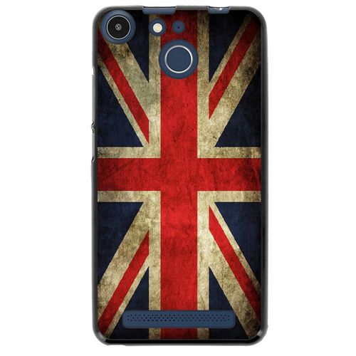 Coque Souple Pour Archos 50f Helium Avec Impression Motifs Drapeau Uk Vintage