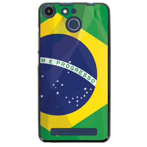 Coque Souple Pour Archos 50f Helium Avec Impression Motifs Drapeau Du Brésil