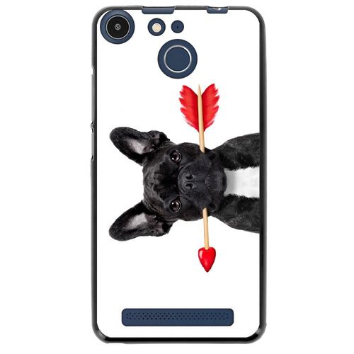 Coque Souple Pour Archos 50f Helium Avec Impression Motifs Bulldog Valentin