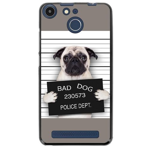 Coque Souple Pour Archos 50f Helium Avec Impression Motifs Bulldog Prisonnier