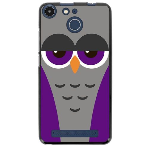 Coque Souple Pour Archos 50f Helium Avec Impression Motifs Chouette Endormie Mau