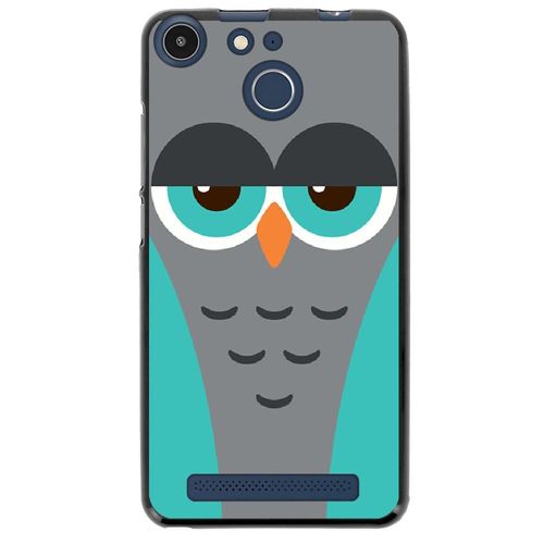 Coque Souple Pour Archos 50f Helium Avec Impression Motifs Chouette Endormie Ble
