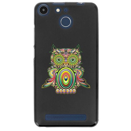 Coque Souple Pour Archos 50f Helium Avec Impression Motifs Chouette Psychédéli