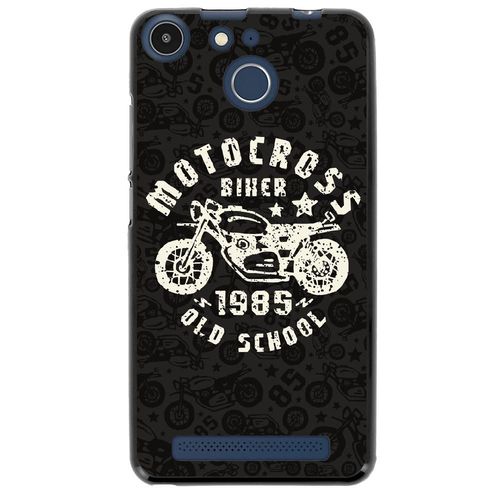 Coque Souple Pour Archos 50f Helium Avec Impression Motifs Moto Vintage