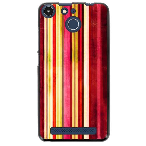 Coque Souple Pour Archos 50f Helium Avec Impression Motifs Bandes Effets Vintage