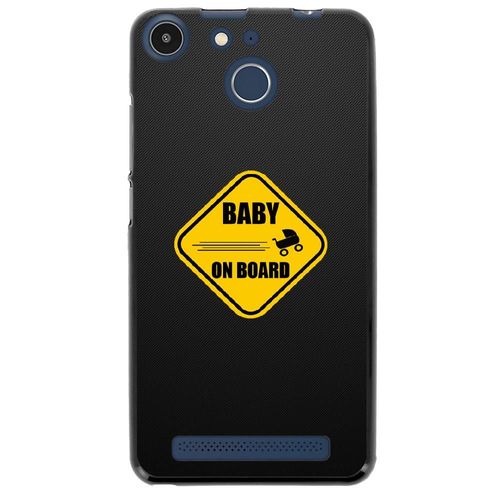 Coque Souple Pour Archos 50f Helium Avec Impression Motifs Baby On Board